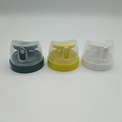 Capuchón de aerosol de 35 mm con sello de bloqueo seguro, diseño resistente a productos químicos y ergonómico para aplicaciones industriales de solventes