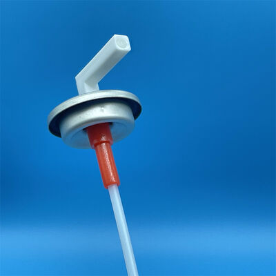 Válvula de aerosol con medidor de una pulgada para una dosificación precisa del producto en aerosol