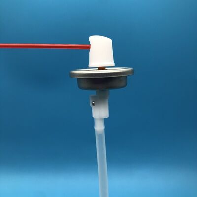 Válvula de aerosoles giratorio de 360 grados, válvula de accionamiento de aerosoles universal para productos de pulverización industrial domésticos Diseño a prueba de fugas para pulverización multiángulo