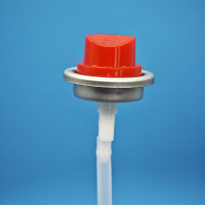 Válvula de aerosol de 360 grados con actuador para limpiadores domésticos y pulverizadores industriales con dispensación a prueba de fugas y en todos los ángulos