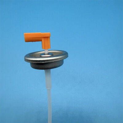 Válvula dosificadora ecológica con vástago de plástico para artículos de cuidado personal con diseño a prueba de fugas