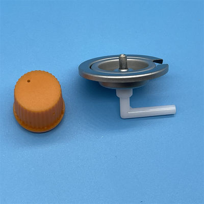 Válvula de cartucho de gas de alta seguridad para campamentos y restaurantes al aire libre con sellado a prueba de fugas y regulación de presión