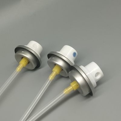 Sistema de válvula de aerosoles duradero para formulaciones secas y en polvo
