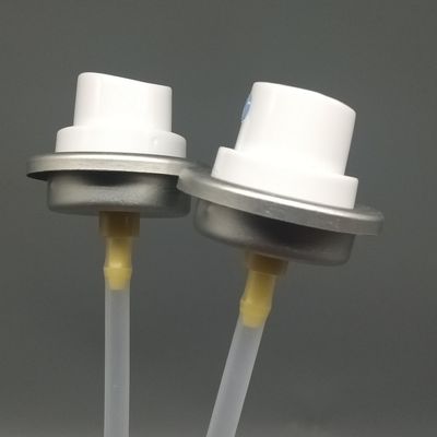 Sistema de válvula de aerosoles duradero para formulaciones secas y en polvo