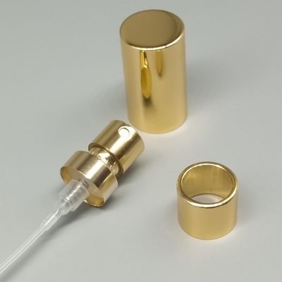 Dispensador de perfume con pulverizador de niebla fina dorada con sello a prueba de fugas para fragancias de lujo