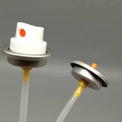 Válvula de aerosoles para aerosoles de insecticidas con formulación a base de alcohol o agua