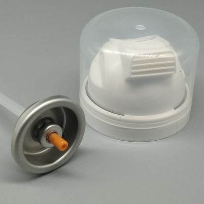 Válvula aerosolar de afeitado de espuma para hombres para barbería y uso en viajes con actuador de espuma lisa