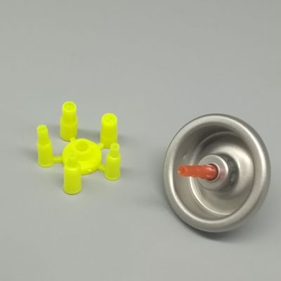 Válvula de recarga de encendedor con vástago de plástico de 1 pulgada para una dispensación de gas segura y a prueba de fugas