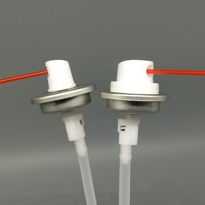 Precision-Engineered 360-Degree Aerosol Valve with Safety Lock Actuator for Technical Sprays and Specialty Chemicals with Controlled Dispensing