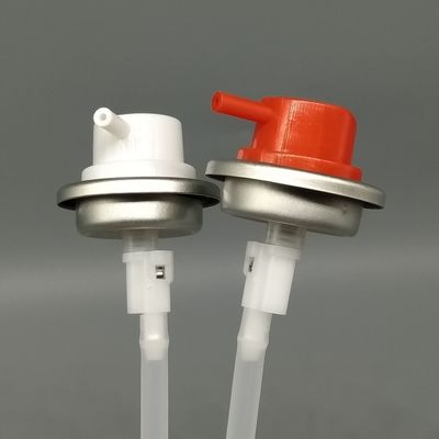Válvula de aerosoles de dirección múltiple para aerosoles de cuidado y mantenimiento de vehículos