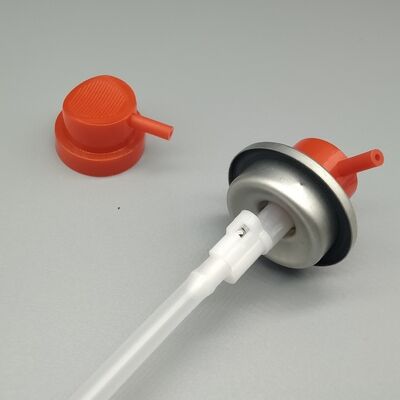 Válvula de aerosol de alto rendimiento premium de 360 grados con actuador para lubricantes automotrices y recubrimientos industriales con control de pulverización de precisión