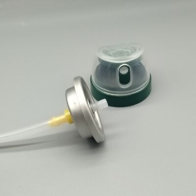 Válvula de desodorante para spray corporal Válvula de aerosoles para envases de cuidado personal con distribución de niebla fina y diseño a prueba de fugas