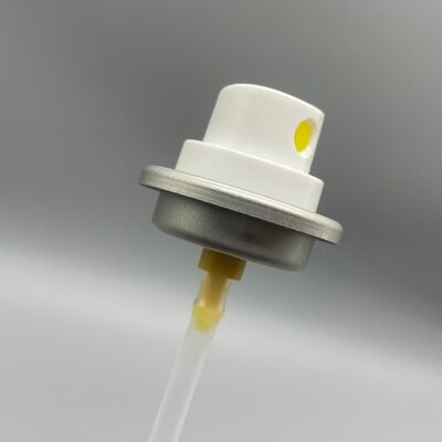 Válvula de spray de brillo capilar con tacto de silicona de lujo para marcas minoristas premium con diseño de contorno de dedo de 360 grados y funcionamiento silencioso