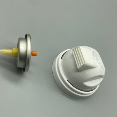 Válvula de espuma de afeitar en aerosol diseñada para productos de aseo y cuidado personal