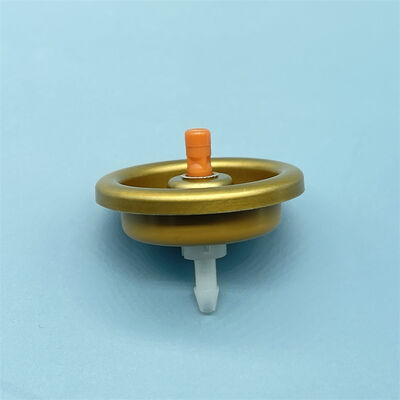 Boquilla dispensadora de mousse de aerosol de alto flujo y resistente a obstrucciones con diseño ergonómico para un peinado rápido