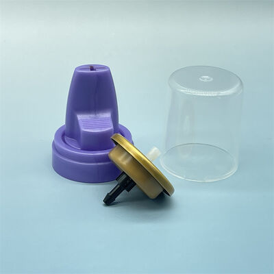 Boquilla dispensadora de mousse de aerosol de alto flujo y resistente a obstrucciones con diseño ergonómico para un peinado rápido