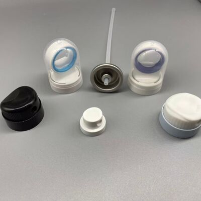 Válvula de aerosol de protección solar con tecnología de salida controlada, diseño a prueba de fugas y funcionamiento de 360 grados