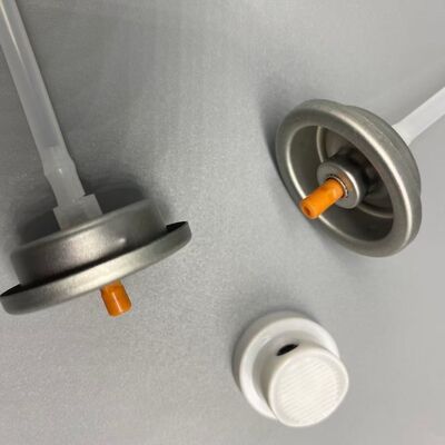 Válvula pulverizadora de pegamento para el cabello en aerosol con sistema dispensador de pulverización de pegamento para el cuidado del cabello