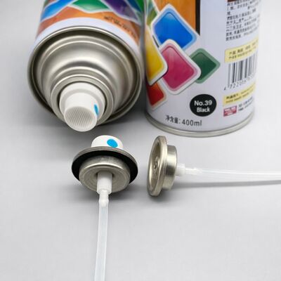 Válvula de pulverización de pintura femenina de grado comercial con tallo de doble orificio