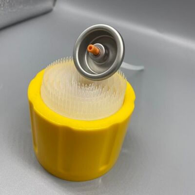 Válvula de limpieza de espuma de salida ajustable para espuma ligera con funcionamiento de 360 grados