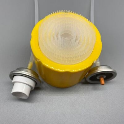 Válvula de espuma de precisión con control sin goteo